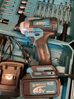 48 v slagmoer met 2 accu,s 250 nm boren en schroeven €75,-, Doe-het-zelf en Verbouw, Gereedschap | Boormachines, Ophalen of Verzenden