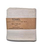Partij beige handdoeken 50x100cm, NHP International, Sales@nhp-international.com, Beige, Handdoek