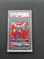 Blaziken GX #98 Sky-Splitting Charisma PSA 10!, Ophalen of Verzenden, Zo goed als nieuw, Losse kaart