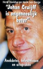 Boek "Johan Cruijff is ongeneeslijk beter", Ophalen of Verzenden, Zo goed als nieuw, Balsport