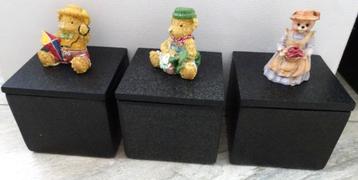 STONELOOK SIERADEN/THEE/SNOEP ENZ POTJE 8X8X7CM  € 5,= P.ST. beschikbaar voor biedingen