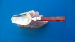 Zilveren suikerschep met achaten heft., Antiek en Kunst, Antiek | Goud en Zilver, Verzenden, Zilver