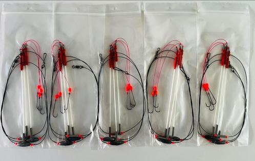 5 verzwaarde fiber afhouder onderlijnen TONG, Watersport en Boten, Hengelsport | Zeevissen, Nieuw, Haak, Ophalen of Verzenden