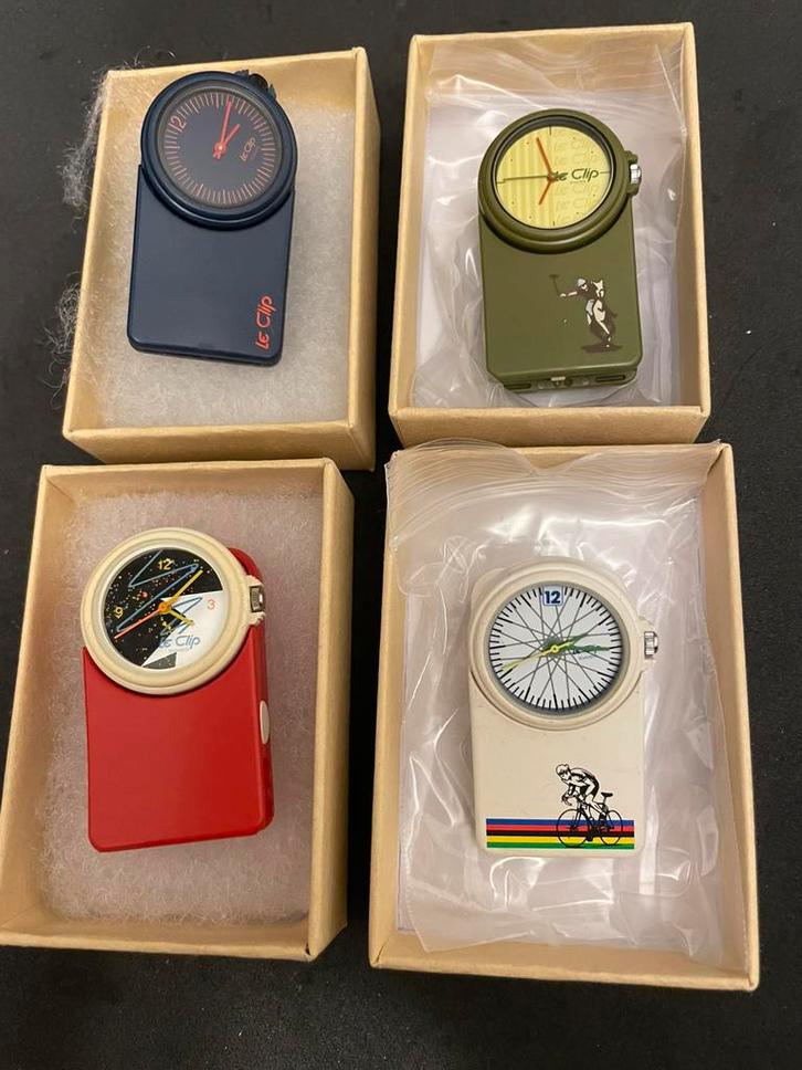 Le Clip Horloges, Sieraden, Tassen en Uiterlijk, Horloges | Antiek, Overige merken, Staal, 1960 of later, Ophalen of Verzenden