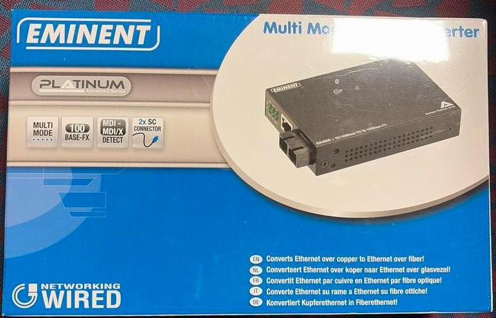 Eminent Multi Mode Media Converter, Audio, Tv en Foto, Converters, Nieuw, Ophalen of Verzenden