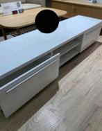 Wit Hoogglans TV Meubel, Huis en Inrichting, Ophalen, Kunststof, 150 tot 200 cm, Nieuw