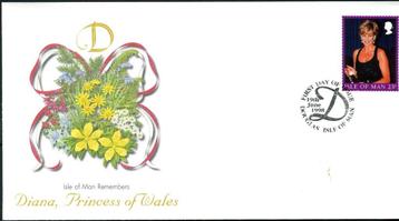 Isle of Man 1998 887 Herdenking Prinses Diana beschikbaar voor biedingen