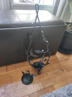 Muurkandelaar met muurhaak, Ophalen, Gebruikt, 25 tot 50 cm, Zwart