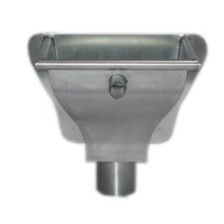 Zinken Vergaarbak Oud Hollands 80mm VANKOPERTOTZINK, Doe-het-zelf en Verbouw, Buizen en Afvoer, Gebruikt, Zink, Ophalen of Verzenden