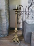 Antieke Kerk Kandelaar, Antiek en Kunst, Ophalen of Verzenden, Koper of Brons