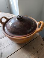 Aardewerken Schaal/Pan met Deksel, Ophalen of Verzenden