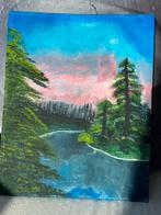 Schilderij voor het goede doel - Landschap, Antiek en Kunst, Ophalen of Verzenden