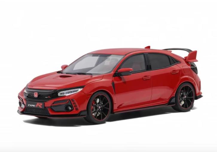 Honda Civic Type R GT FK8 Euro 2020 1/18 OTTO MOBILE OT890, Hobby en Vrije tijd, Modelauto's | 1:18, Nieuw, Auto, OttOMobile, Verzenden