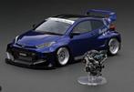 1:18 Toyota Yaris GR (4BA) Pandem - Blauw metallic, Hobby en Vrije tijd, Modelauto's | 1:18, Overige merken, Auto, ., Nieuw