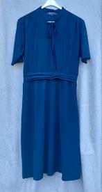 Jurk donkerblauw Donna Due travelstof, Kleding | Dames, Jurken, Maat 38/40 (M), Blauw, Ophalen of Verzenden, Zo goed als nieuw