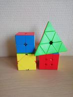 Leuke set speedcubes rubiks kubus 4 stuks, Ophalen of Verzenden, Nieuw
