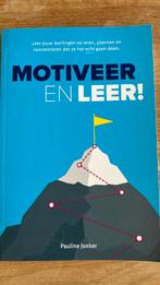 Pauline Jonker - Motiveer en leer, Ophalen of Verzenden, Zo goed als nieuw, Pauline Jonker