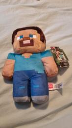 Mattel Minecraft Steve Knuffel, Ophalen of Verzenden, Zo goed als nieuw, Overige typen