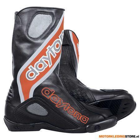 Daytona DAYTONA Boots EVO Sports, Zwart-Rood, Motoren, Kleding | Motorkleding, Nieuw met kaartje, Ophalen of Verzenden