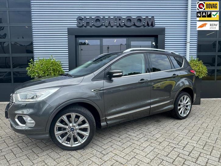 Ford KUGA 1.5 EcoBoost Vignale Automaat|Leer|Apple Carpley|C, Auto's, Ford, Bedrijf, Te koop, Kuga, 4x4, ABS, Achteruitrijcamera