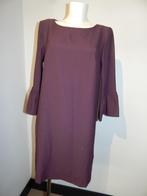 Ladress aubergine kleurige jurk onderkant mouw uitlopendM, Maat 38/40 (M), Verzenden, Paars, Zo goed als nieuw