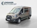 Ford Transit 350 2.0 TDCI 130 pk L3H2 Dubbele Cabine Trend B, Auto's, Bestelauto's, Voorwielaandrijving, Stof, Euro 6, 4 cilinders