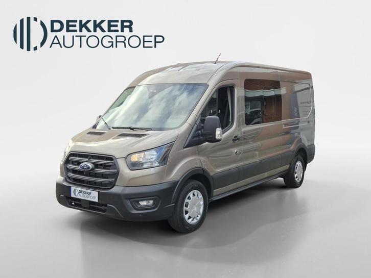 Ford Transit 350 2.0 TDCI 130 pk L3H2 Dubbele Cabine Trend B, Auto's, Bestelauto's, Bedrijf, Te koop, ABS, Achteruitrijcamera
