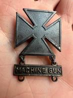 WO2 Amerikaans Sterling Machine Gun Marksman badge medaille, Amerika, Lintje, Medaille of Wings, Ophalen of Verzenden