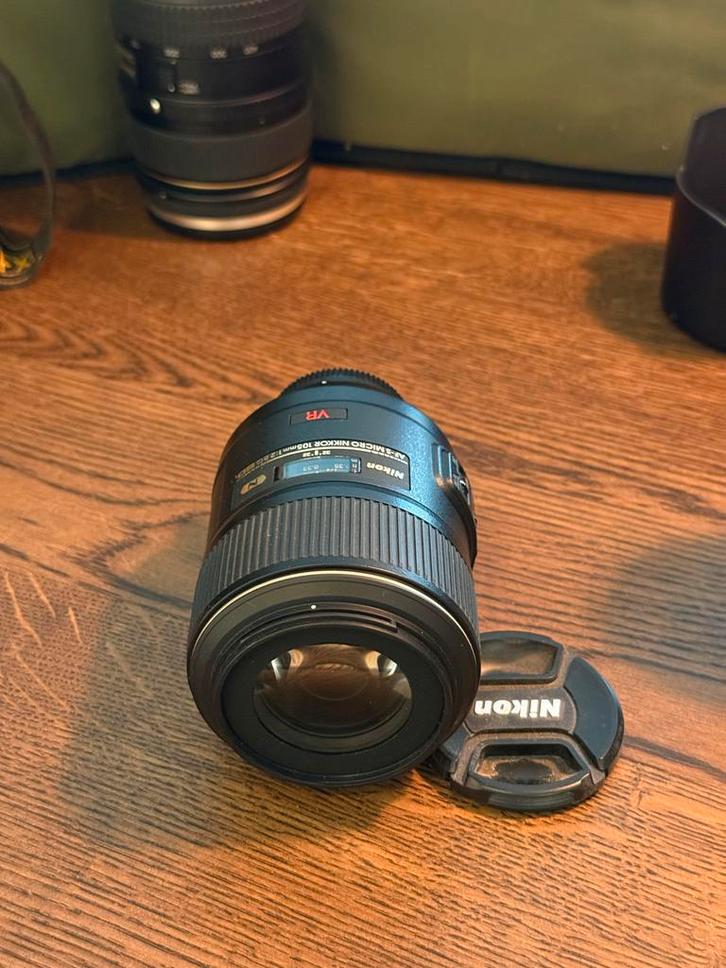 Nikon AF-S Micro 105mm f/2.8 ED VR Lens, Audio, Tv en Foto, Fotografie | Lenzen en Objectieven, Zo goed als nieuw, Macrolens, Ophalen of Verzenden