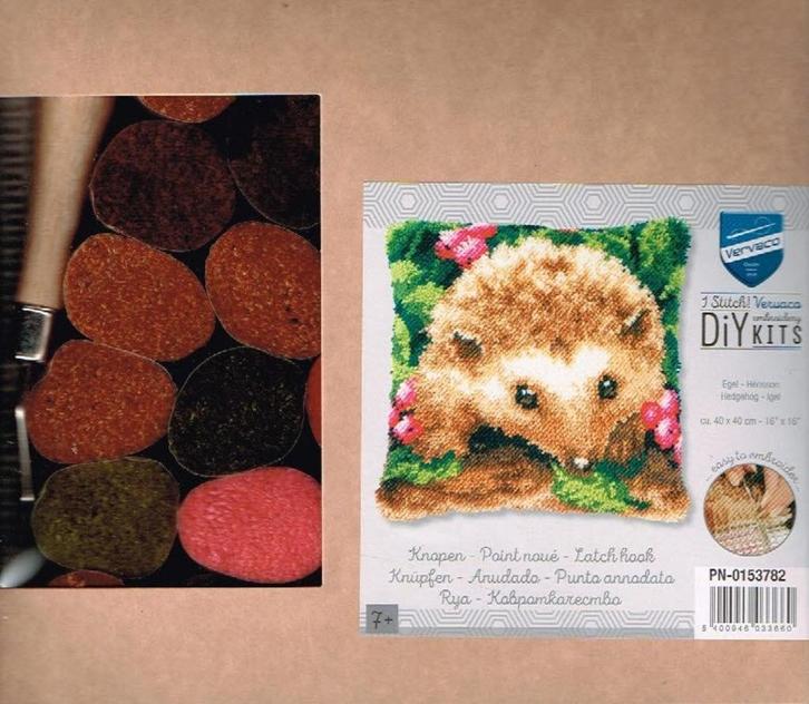 Cado vervaco knooppakket kussen egeltje  782, Hobby en Vrije tijd, Borduren en Borduurmachines, Nieuw, Overige typen, Ophalen of Verzenden