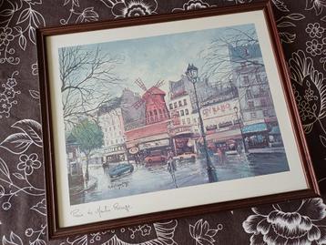 Print Moulin Rouge Paris incl lijst beschikbaar voor biedingen