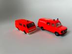 model VW LT Ford Transit brandweer piket 1/87 (Praliné), Ophalen of Verzenden, Gebruikt, Auto