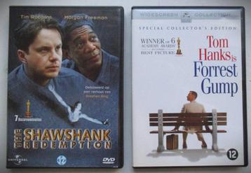 Forrest Gump~2x DVD~Shawshank Redemption~OScar nominatie beschikbaar voor biedingen