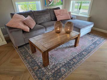 SALONTAFEL teakhout, zeer stoer meubel, als nieuw!  beschikbaar voor biedingen