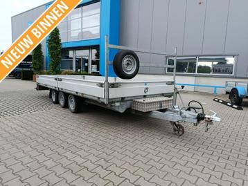 Henra plateauwagen 3-asser 5x2 meter * Nr. 1 beschikbaar voor biedingen