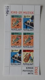 Kinderpostzegels Kind en Muziek  1992, Verzenden, Na 1940, Postfris