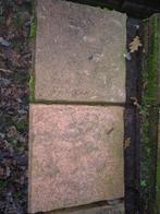 Rode Terrastegels 30x30x4 cm, Tuin en Terras, Tegels en Klinkers, Ophalen, Gebruikt, 10 m² of meer, Beton