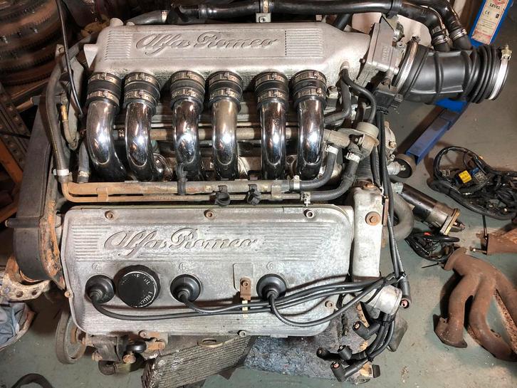 Te koop: Alfa Romeo 2.5 V6, 12v motor, Auto-onderdelen, Motor en Toebehoren, Alfa Romeo, Gebruikt, Ophalen