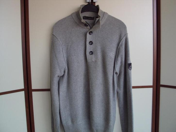 Marco Manzini trui / grijs / M, Kleding | Heren, Truien en Vesten, Zo goed als nieuw, Maat 48/50 (M), Grijs, Ophalen of Verzenden