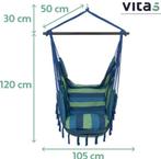 XXL Hangstoel | Binnen&Buiten | Incl. 2 Kussens I Lounge, Opvouwbaar, Nieuw, Ophalen of Verzenden, Eenpersoons