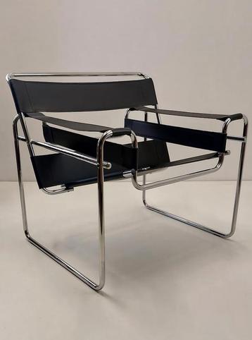 Wassily-inspired Vitra B3 fauteuil / stoel Marcel Breuer. beschikbaar voor biedingen