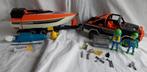 Playmobil 3399 Jeep met Trailer en Boot II, Ophalen of Verzenden, Gebruikt, Complete set