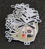 ♡ Cadeau-labels Sinterklaas/Piet in helikopter, Ophalen of Verzenden, Nieuw