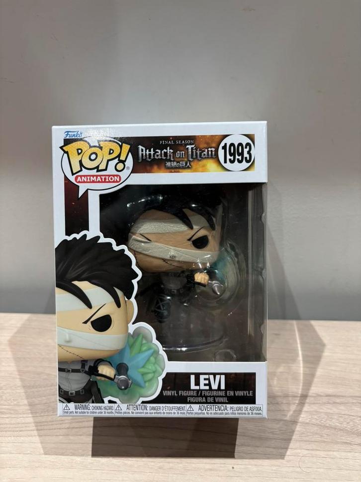 Levi #1993 Funko Pop! Attack on Titan (revenge), Verzamelen, Poppetjes en Figuurtjes, Nieuw, Ophalen of Verzenden