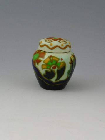 Plateel gemberpotje Amphora voor Fa Korenhoff Leiden beschikbaar voor biedingen