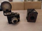 Nostalgische Kodak en Agfa Camera, incl. Flitser, Ophalen of Verzenden, Gebruikt, Compact, Kodak