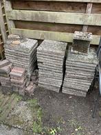 Grindtegels 40 x 40, Tuin en Terras, Tegels en Klinkers, Ophalen, Gebruikt, 10 m² of meer, Grind