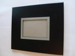 Fotolijst zwart / Fotolijstje met brede rand, Ophalen of Verzenden, Gebruikt