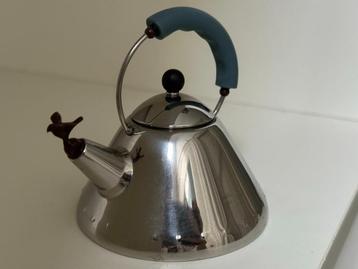 Alessi miniatuur fluitketel “9093” – Michael Graves - 8 cm beschikbaar voor biedingen