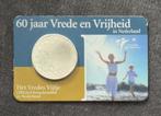 5 euro 60 jaar vrede en vrijheid coincard, Verzenden, Koningin Beatrix, Zilver, Euro's